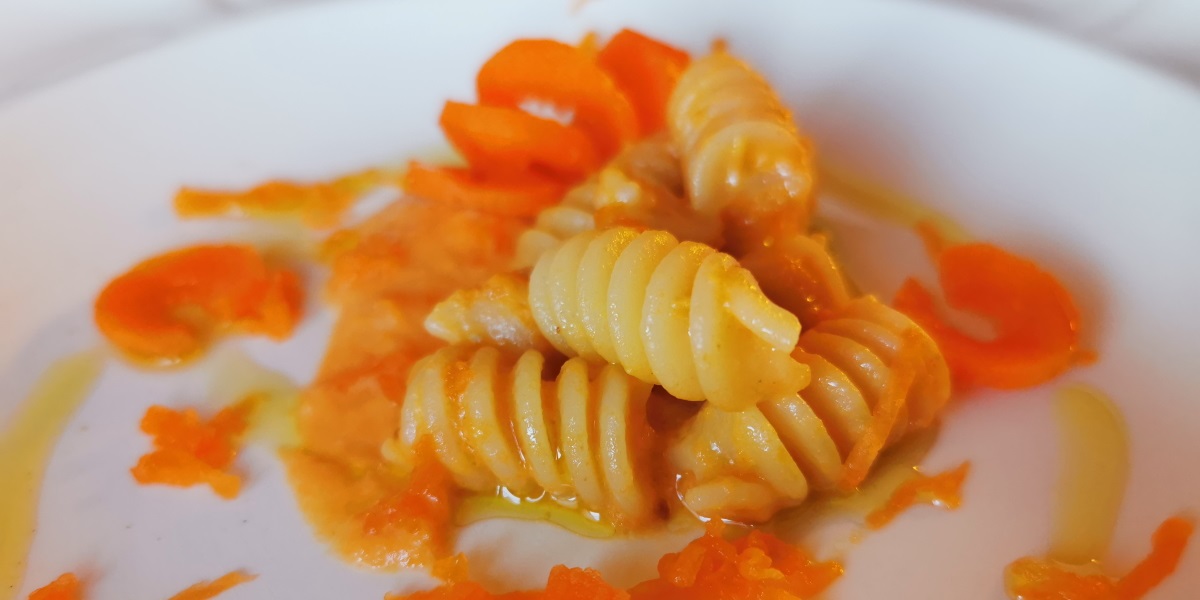 Fusilli alla fonduta di zucca e gorgonzola